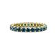 1 - Joyce 3.00 mm London Blue Topaz Eternity Band 