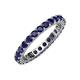 4 - Joyce 3.00 mm Blue Sapphire Eternity Band 