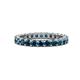1 - Joyce 3.00 mm Blue Diamond Eternity Band 