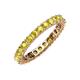 4 - Joyce 3.00 mm Yellow Sapphire Eternity Band 