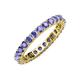 4 - Joyce 3.00 mm Tanzanite Eternity Band 