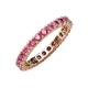 4 - Joyce 3.00 mm Pink Tourmaline Eternity Band 