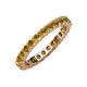 4 - Joyce 3.00 mm Citrine Eternity Band 