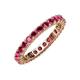 4 - Joyce 3.00 mm Ruby Eternity Band 