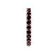 6 - Joyce 3.00 mm Red Garnet Eternity Band 