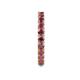 6 - Joyce 3.00 mm Rhodolite Garnet Eternity Band 