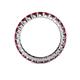 5 - Joyce 3.00 mm Ruby Eternity Band 