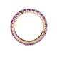 5 - Joyce 3.00 mm Amethyst Eternity Band 