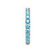 6 - Joyce 3.00 mm Blue Topaz Eternity Band 