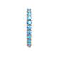 6 - Joyce 3.00 mm Blue Topaz Eternity Band 