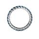 5 - Joyce 3.00 mm London Blue Topaz Eternity Band 