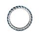 5 - Joyce 3.00 mm Blue Diamond Eternity Band 