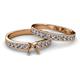 2 - Ronia Classic Semi Mount Bridal Set Ring 