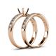 4 - Ronia Classic Semi Mount Bridal Set Ring 