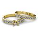 2 - Ronia Classic Semi Mount Bridal Set Ring 