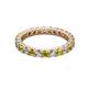 2 - Joyce 3.00 mm Yellow and White Diamond Eternity Band 