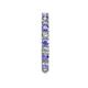 5 - Joyce 3.00 mm Tanzanite and Diamond Eternity Band 