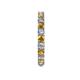 5 - Joyce 3.00 mm Citrine and Diamond Eternity Band 