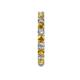 5 - Joyce 3.00 mm Citrine and Diamond Eternity Band 