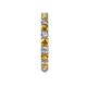 5 - Joyce 3.00 mm Citrine and Diamond Eternity Band 