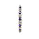 5 - Joyce 3.00 mm Iolite and Diamond Eternity Band 