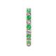 5 - Joyce 3.00 mm Emerald and Diamond Eternity Band 