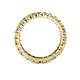 4 - Joyce 3.00 mm Yellow Sapphire and Diamond Eternity Band 