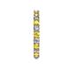 5 - Joyce 3.00 mm Yellow Sapphire and Diamond Eternity Band 
