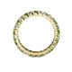 4 - Joyce 3.00 mm Green Garnet and Diamond Eternity Band 