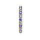 5 - Joyce 3.00 mm Tanzanite and Diamond Eternity Band 