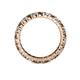 4 - Joyce 3.00 mm Smoky Quartz and Diamond Eternity Band 