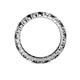 4 - Joyce 3.00 mm Black and White Diamond Eternity Band 