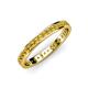 4 - Livia 1.70 mm Citrine Eternity Band 