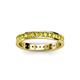 3 - Livia 2.00 mm Yellow Diamond Eternity Band 
