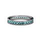 1 - Livia 2.00 mm London Blue Topaz Eternity Band 
