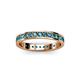 3 - Livia 2.00 mm London Blue Topaz Eternity Band 