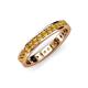 4 - Livia 2.00 mm Citrine Eternity Band 