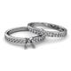 2 - Salana Classic Semi Mount Bridal Set Ring 