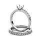 3 - Salana Classic Semi Mount Bridal Set Ring 