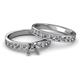 2 - Salana Classic Semi Mount Bridal Set Ring 