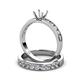 3 - Salana Classic Semi Mount Bridal Set Ring 
