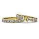 1 - Salana Classic Semi Mount Bridal Set Ring 