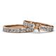 1 - Salana Classic Semi Mount Bridal Set Ring 