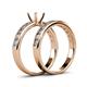 4 - Salana Classic Semi Mount Bridal Set Ring 