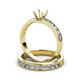 3 - Salana Classic Semi Mount Bridal Set Ring 