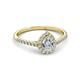 2 - Arella Desire Diamond Halo Engagement Ring 