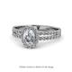 1 - Amaya Desire Diamond Halo Engagement Ring 
