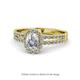 1 - Amaya Desire Diamond Halo Engagement Ring 