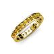 4 - Livia 2.40 mm Citrine Eternity Band 