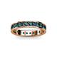 3 - Livia 2.40 mm London Blue Topaz Eternity Band 